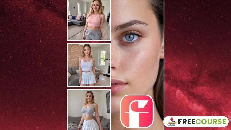 Course Image Creating an AI Influencer Model for Fanvue or Onlyfans - FilesVibe